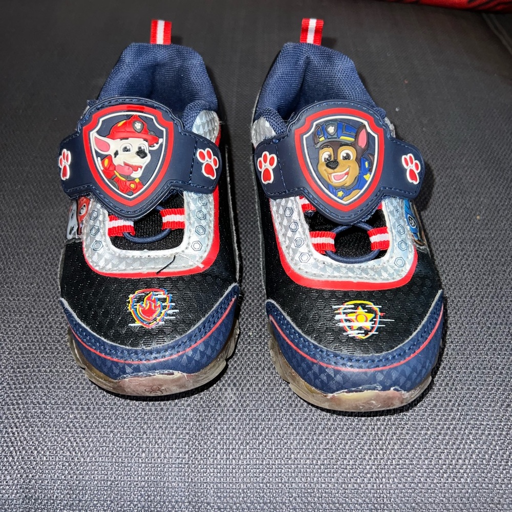 Toddler Boys Paw Patrol Gym Shoes Sneakers Size 9